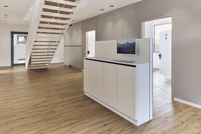 Praxisklinik Kochel - Empfang