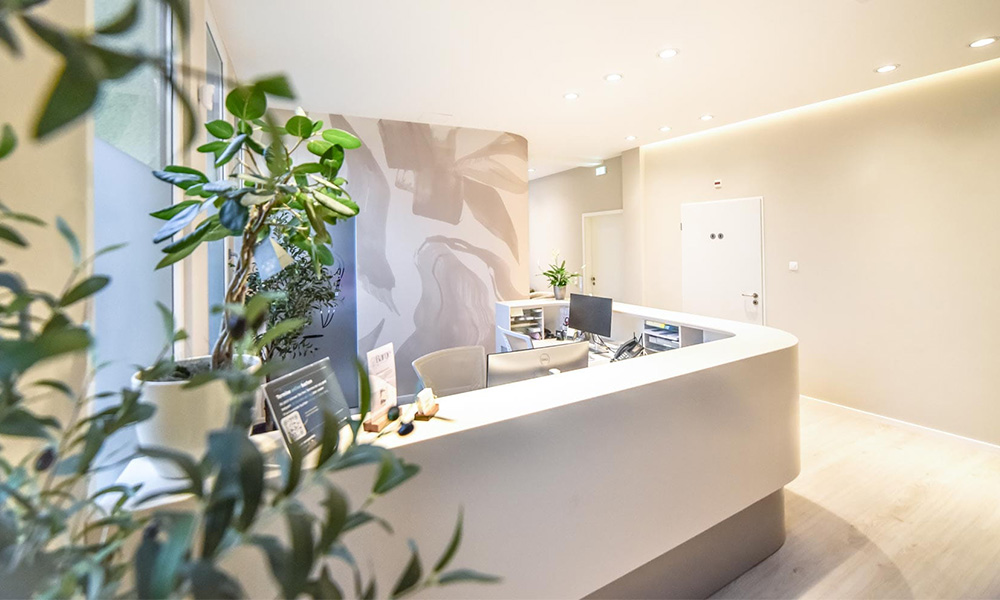 Anmeldung in der Zahnarztpraxis Layane Barge