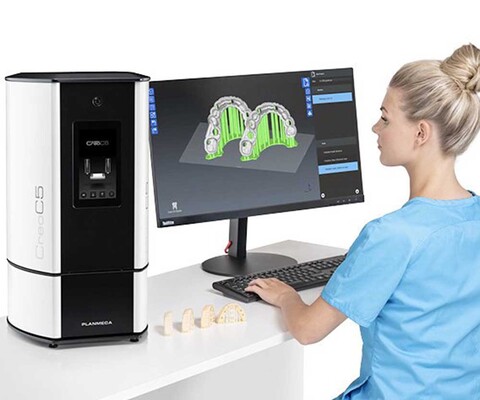 Planmeca Creo™ C5 3D-Drucker für Zahnarztpraxis und Dentallabor