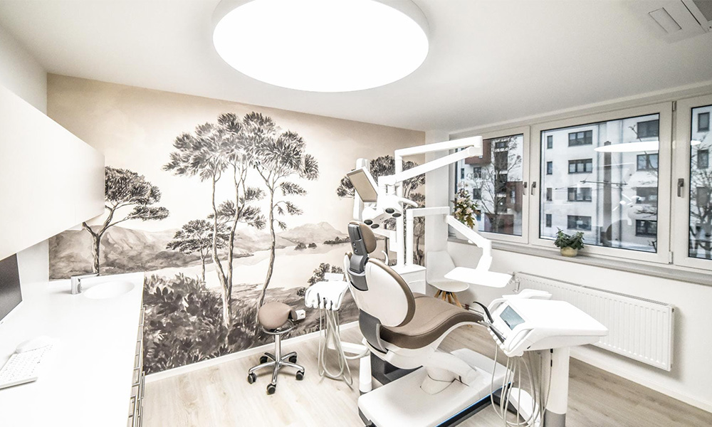 Behandlungsraum der Zahnarztpraxis Layane Barge