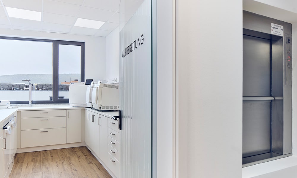 Aufbereitung der Praxisklinik Kochel