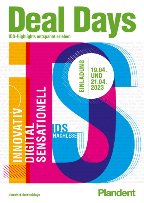 Plandent DealDays - IDS-Highlights entspannt erleben!
