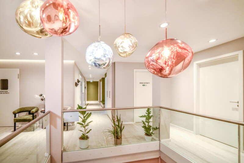 Designerleuchten Referenzpraxis Barge