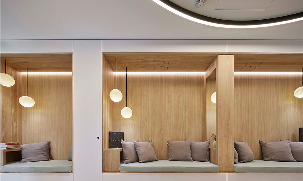 Sitznischen Zahnzentrum Telge